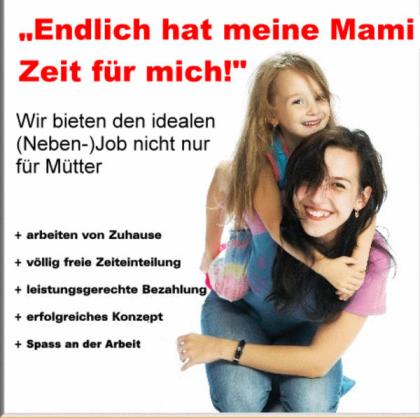 Mami sucht Arbeit